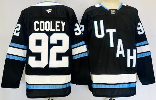 Fanatics Utah New Team 92 Logan Cooley Ice Hockey Jersey Black