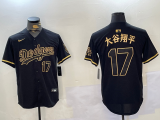 Nike Los Angeles Dodgers 17 Shohei Ohtani Baseball Jersey Black