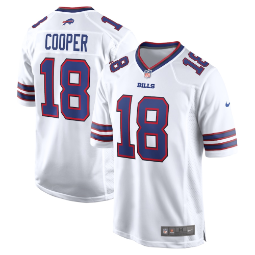 Buffalo Bills 18 Amari Cooper Football Jersey Legend White