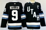 Fanatics Utah New Team 9 Clayton Keller Ice Hockey Jersey Black