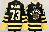 Fanatics Boston Bruins 73 Charlie McAvoy Ice Hockey Jersey Black