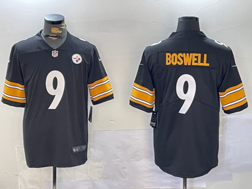 Pittsburgh Steelers 9 Chris Boswell Football Jersey Legend Black