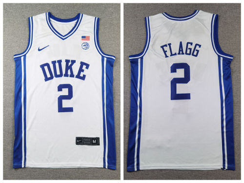 Duke Blue Devils 2 Cooper Flagg College Basketball Jersey White