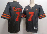 Miami Hurricanes 7 Xavier Restrepo College Football Jersey Black