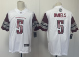 Washington Redskins 5 Jayden Daniels Football Jersey Legend White