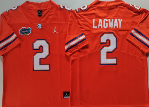 Jordan Florida Gators 2 Dj Lagway College Football Jersey Orange