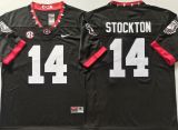 GEORGIA bulldogs 14 Gunner Stockton Coolege Football Jersey Limited Black