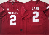 Oklahoma Sooners Jordan 2 CeeDee Lamb College Football Limited Jersey Red