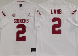 Oklahoma Sooners Jordan 2 CeeDee Lamb College Football Limited Jersey White
