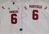 Oklahoma Sooners Jordan 6 Baker Mayfield Limited College Football Jersey White