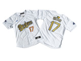 Women Nike Los Angeles Dodgers 17 Shohei Ohtani Baseball Jersey White Champion Gold