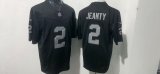 Oakland Raiders 2 Ashton Jeanty Football Jersey Black Three Dynasties