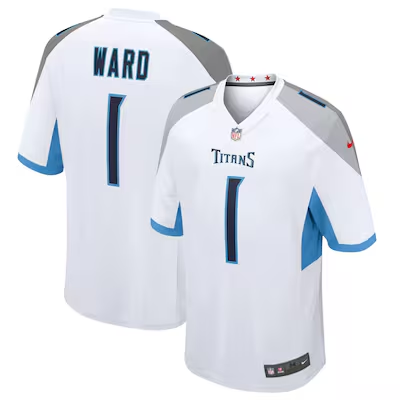 Tennessee Titans 1 Cameron Ward Football Jersey Legend White