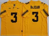lowa Hawkeyes 3 Cooper Dejean College Football Jersey Yellow Three Dynasties