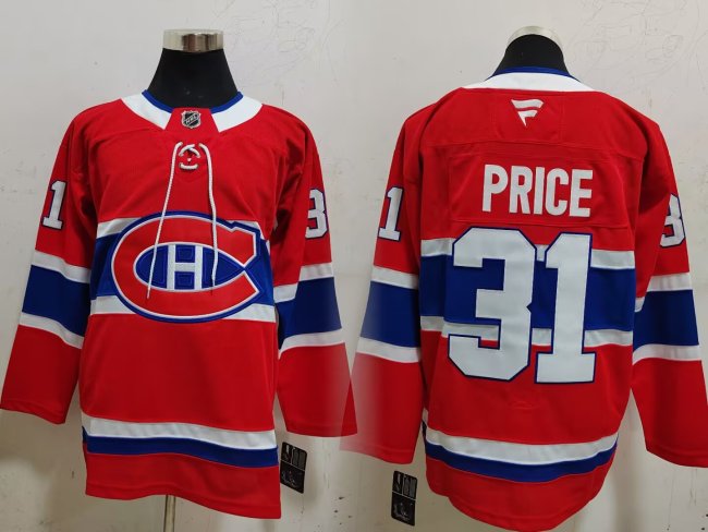 Fanatics Montreal Canadiens 31 Carey Price Ice Hockey Jersey Red