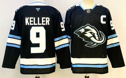 Fanatics Utah New Team 9 Clayton Keller Ice Hockey Jersey Black