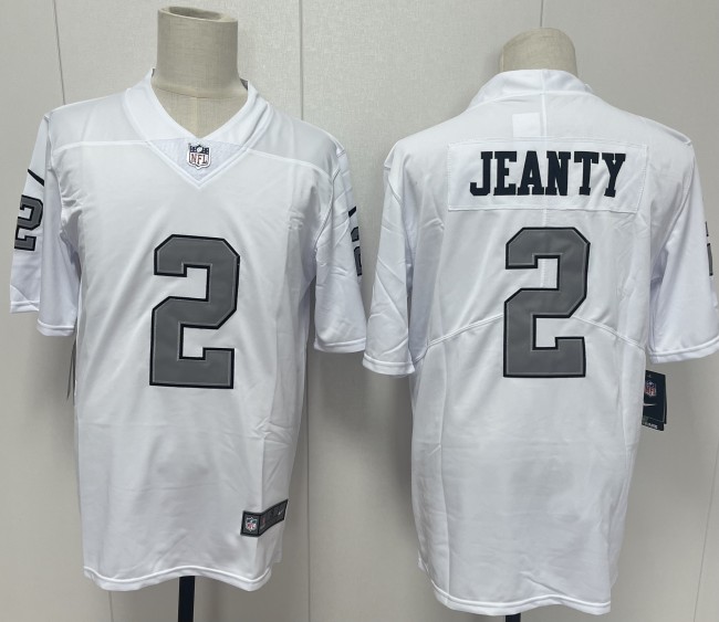 Oakland Raiders 2 Ashton Jeanty Football Jersey Legend White