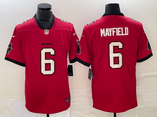 Tampa Bay Buccaneers 6 Baker Mayfield Football Jersey  Legend Red