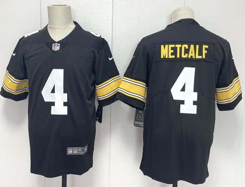 Pittsburgh Steelers 4 DK Metcalf Football Jersey Legend Black