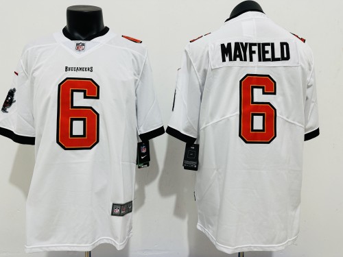 Tampa Bay Buccaneers 6 Baker Mayfield Football Jersey  Legend White