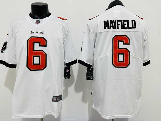 Tampa Bay Buccaneers 6 Baker Mayfield Football Jersey  Legend White