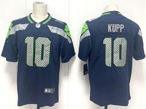 Seattle Seahawks 10 Cooper Kupp Football Jersey Legend Navy Blue
