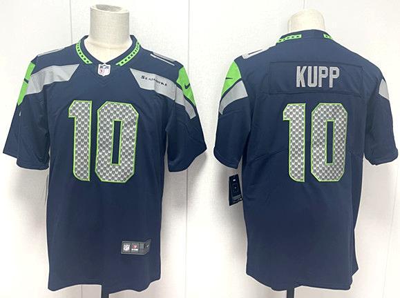 Seattle Seahawks 10 Cooper Kupp Football Jersey Legend Navy Blue
