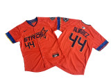Nike Houston Astros 44 Yordan Alvarez Baseball Jersey Orange