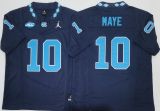 North Carolina 10 Drake Maye Limited College Basketball Jersey Black Three Dynasties