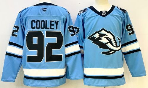 Fanatics Utah New Team 9 Clayton Keller Ice Hockey Jersey Blue