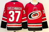Fanatics Carolina Hurricanes 37 Andrei Svechnikov Ice Hockey Jersey Red