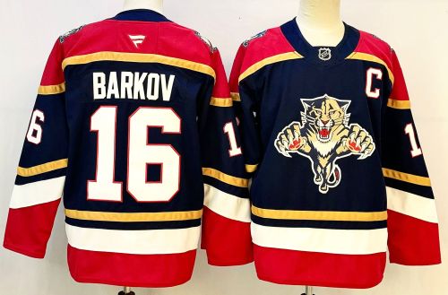 Fanatics Florida Panthers 16 Aleksander Barkov Ice Hockey Jersey Black