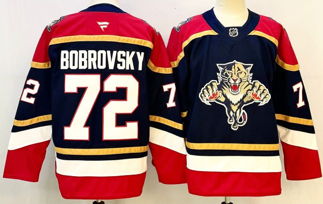 Fanatics Florida Panthers 72 Sergei Bobrovsky Ice Hockey Jersey Black
