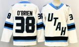 Fanatics Utah New Team 38 Liam O'Brien Ice Hockey Jersey White