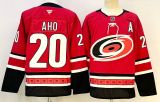 Fanatics Carolina Hurricanes 20 Sebastian Aho Ice Hockey Jersey Red