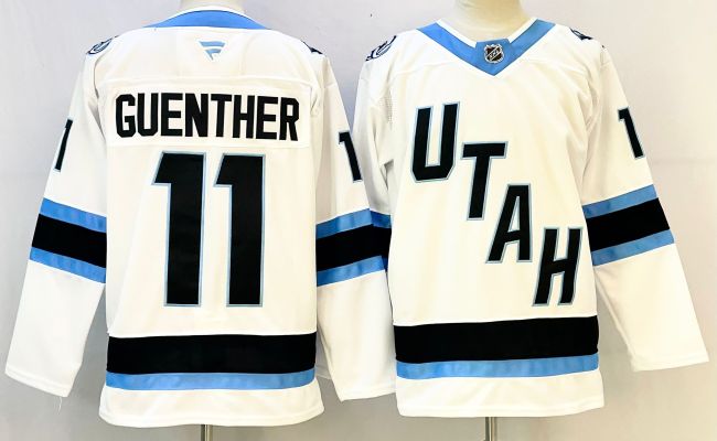 Fanatics Utah New Team 11 Dylan Guenther Ice Hockey Jersey White