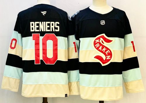 Fanatics Seattle Kraken 10 Matty Beniers Ice Hockey Jersey