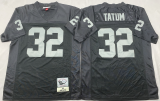 Oakland Raiders 32 Jack Tatum Football Jersey Black Retro