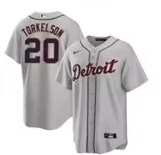 Detroit Tigers 20 Spencer Torkelson Baseball Jersey Gray
