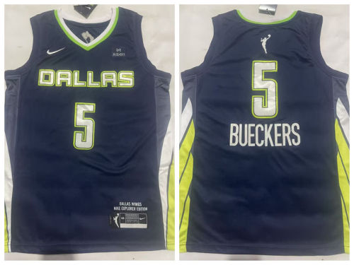 Nike Dallas Mavericks 5 Paige Bueckers Basketball Jersey Navy Blue