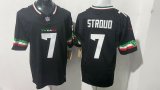 Houston Texans 7 C.J. Stroud Football Jersey Legend Black Three generations Mexico
