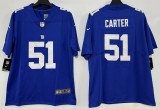 New York Giants 51 Abdul Carter Football Jersey Legend Blue
