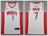 Nike Houston Rockets 7 Kevin Durant Basketball Jersey White