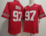 Ohio State 97 Nick Bosa College Football Jersey Red Three Dynasties