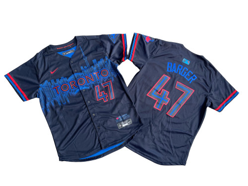 Nike Toronto Blue Jays 47 Addison Barger Baseball Jersey Blue City Edition