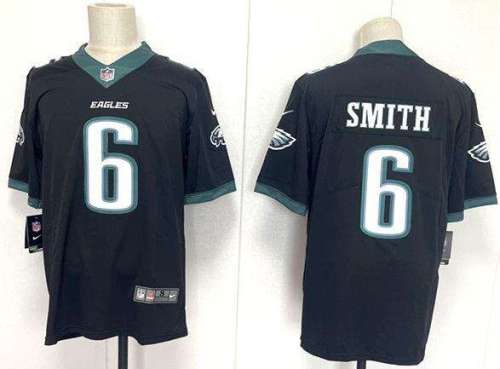 Philadelphia Eagles 6 DeVonta Smith Football Jersey Legend Black