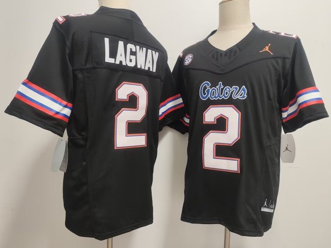 Jordan Florida Gators 2 Dj Lagway College Football Jersey Black Three Dynasties