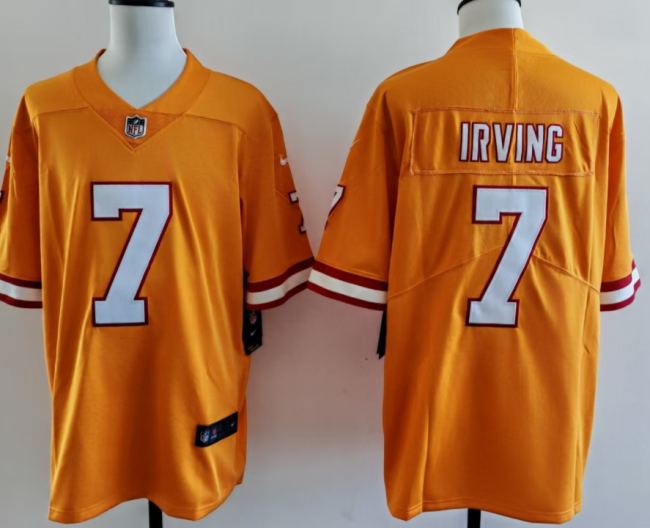Tampa Bay Buccaneers 7 Bucky Irving Football Jersey Legend Orange