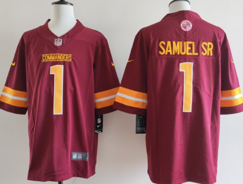 Washington Redskins 1 Deebo Samuel Sr Football Jersey Legend Red