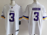 Minnesota Vikings 3 Jordan Addison Football Jersey Legend White